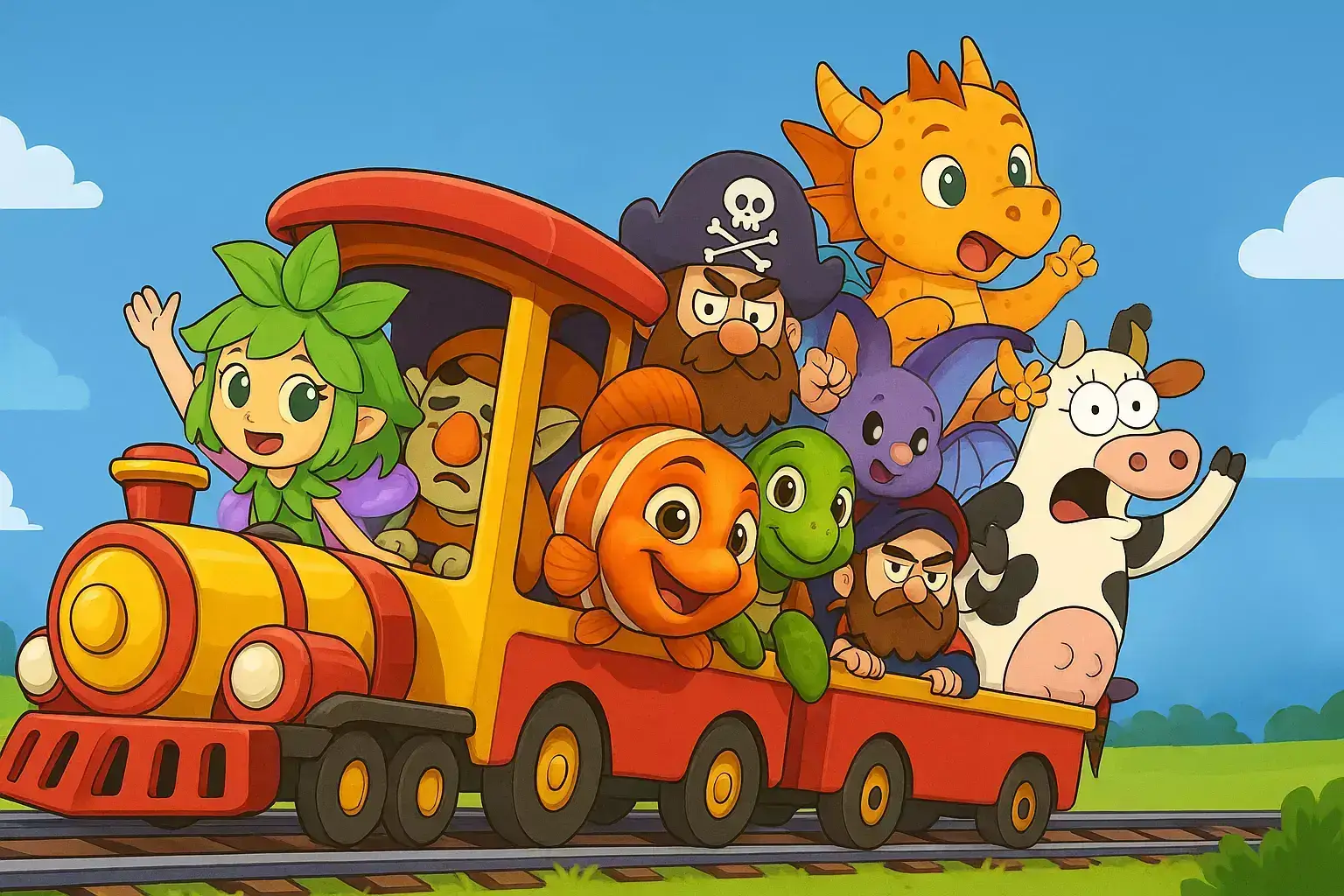 Laffari interactive storytelling app mascot and gameplay preview
